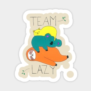 Team Lazy Sticker